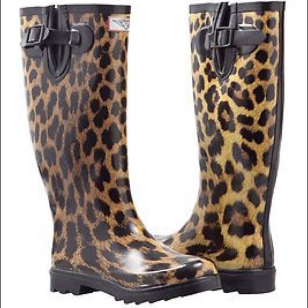 Cheetah Rain Boots